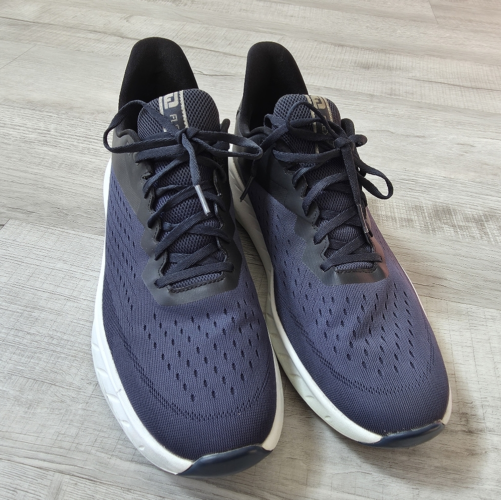 FootJoy Men's Fj Flex Golf Shoe Navy/White 11 - Picture 7 of 9